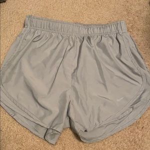 gray nike shorts